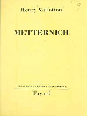 cover image of Metternich